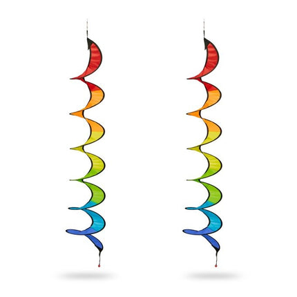 Rainbow wind chime set of 2
