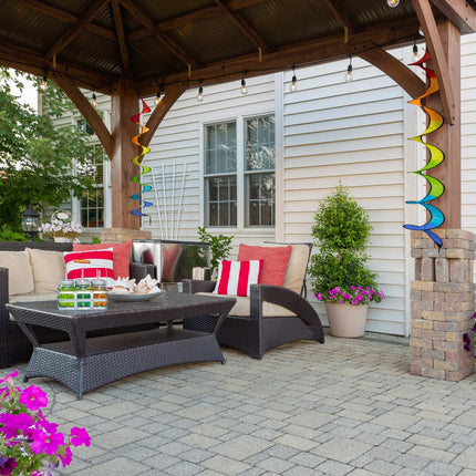 Rainbow wind chime set of 2
