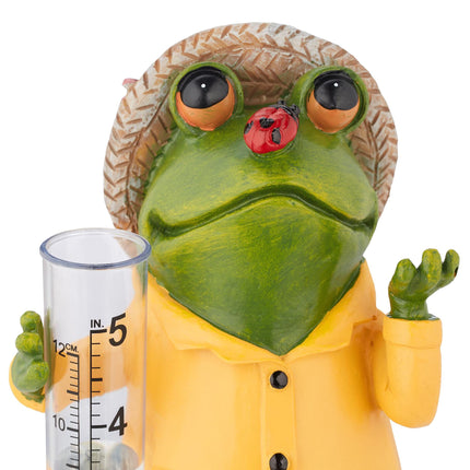 Rain gauge frog