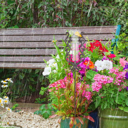 Rain gauge vintage design