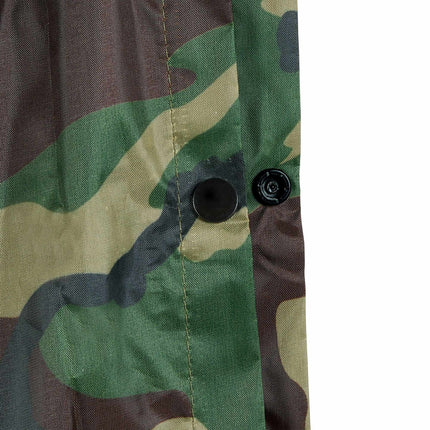 Rain poncho with multiple uses 3 in 1 camouflage