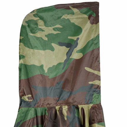 Rain poncho with multiple uses 3 in 1 camouflage