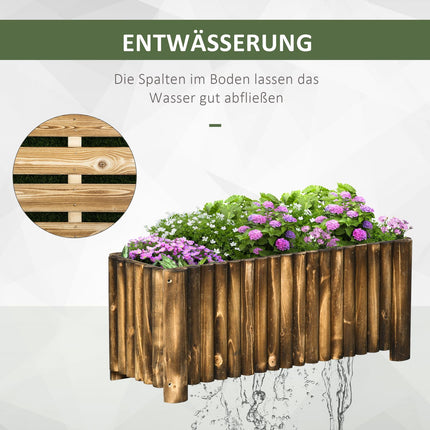 Raised garden bed Spruce Wood - 100x38.5x40cm Planting box