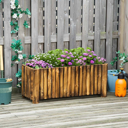 Raised garden bed Spruce Wood - 100x38.5x40cm Planting box