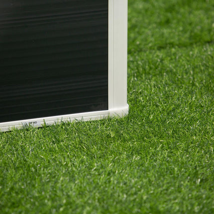 Raised plastic garden bed with drainage, 60x60x30 cm
