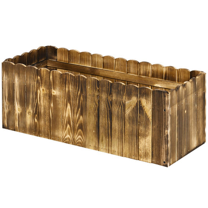 Raised bed pot, spruce, 80x33x30 cm - Herbs & Vegetables