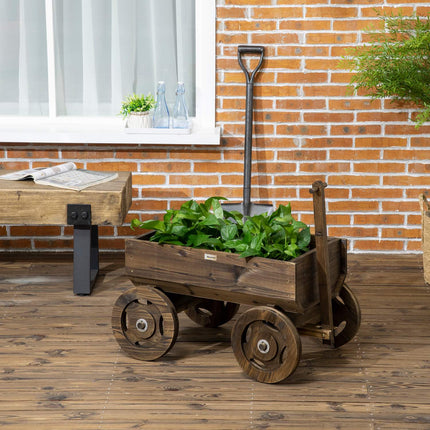 Wooden flower box - 120x53x55 cm, capacity 50 kg