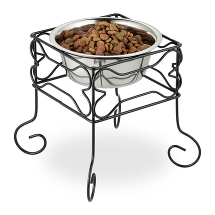 Raised Dog Bowl Stand, 1500 ml, Stainless Steel