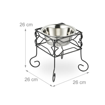 Raised Dog Bowl Stand, 1500 ml, Stainless Steel