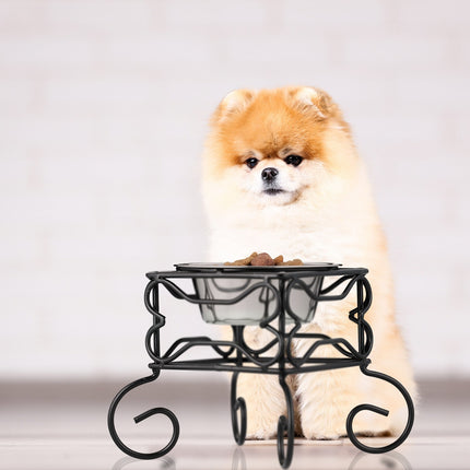 Raised Dog Bowl Stand, 300 ml, Stainless Steel