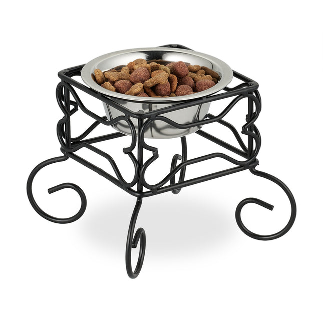 Raised Dog Bowl Stand, 300 ml, Stainless Steel