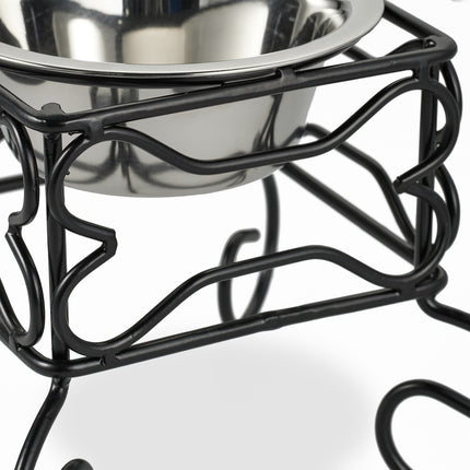 Raised Dog Bowl Stand, 300 ml, Stainless Steel