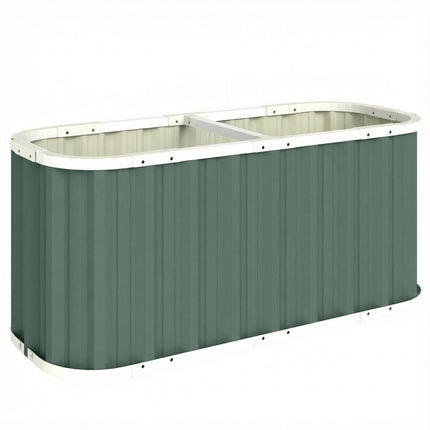 Raised Garden Bed, 61 cm Deep, Galvanized Steel