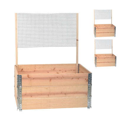 Raised Garden Bed with Trellis for Vegetables & Herbs