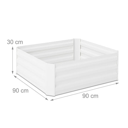 Raised Metal Flower Bed – Rectangular, No Bottom
