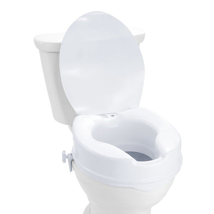Raised Toilet Seat Riser, 4 Inch, 300 lb, Universal