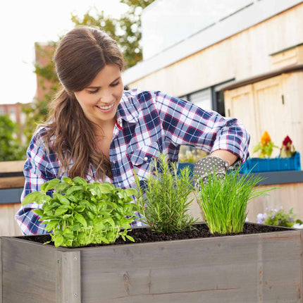 Raised bed Wood Grey