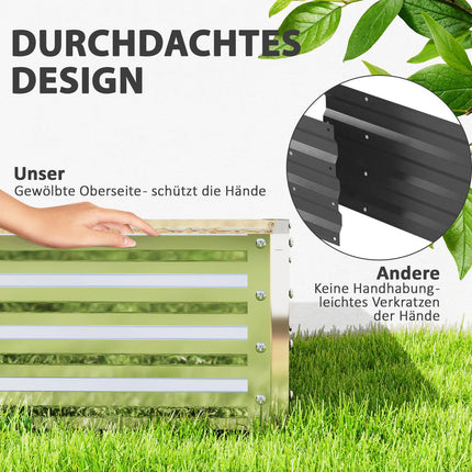 Steel garden bed - Flower, vegetable, herb planter
