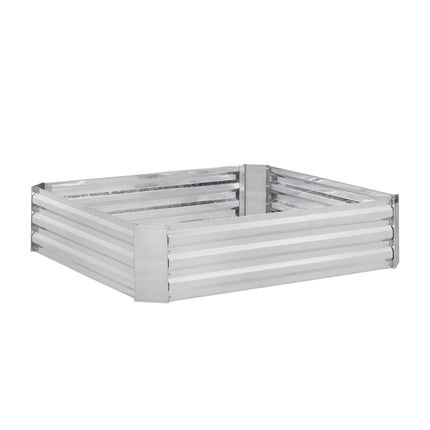 Raised metal bed