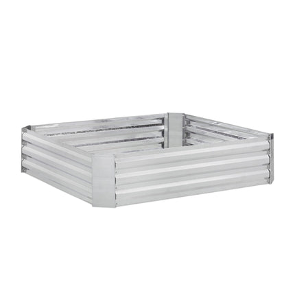 Raised metal bed