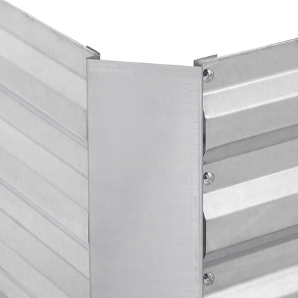 Raised metal bed
