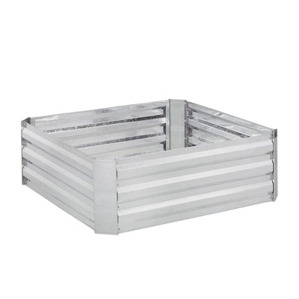 Raised metal bed