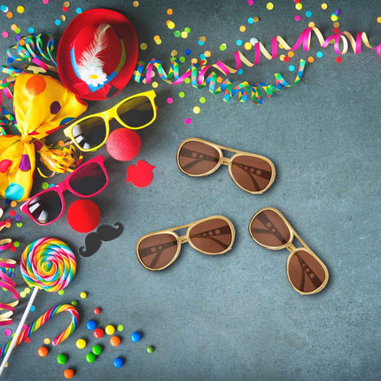 Rapper Party Glasses – Plastic, Tinted Lenses