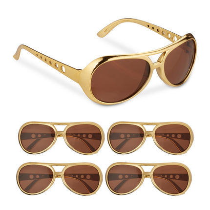 Rapper Party Glasses – Plastic, Tinted Lenses