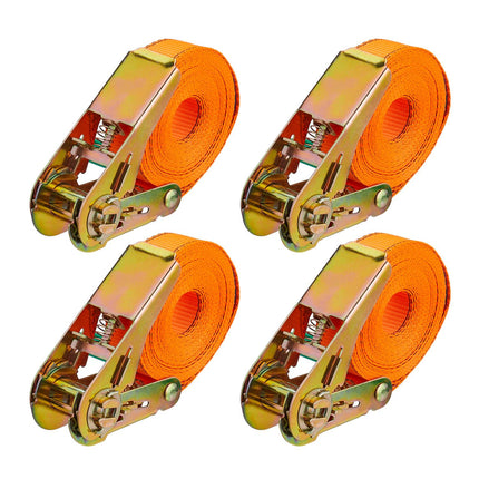 Ratchet Straps Set, 4-Pack, Tear-Resistant Polyester