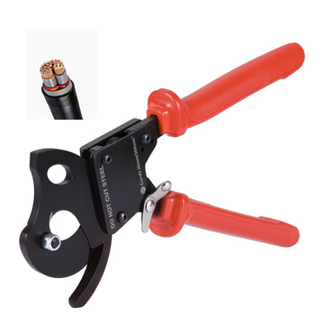 Ratcheting Cable Cutter, 600 MCM, Quick-Release