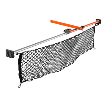 Ratcheting Cargo Bar 40-73 in, Steel, Net Divider