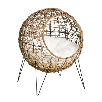 Rat size cave with pillow - Elevated pet bed Ø45x57 cm