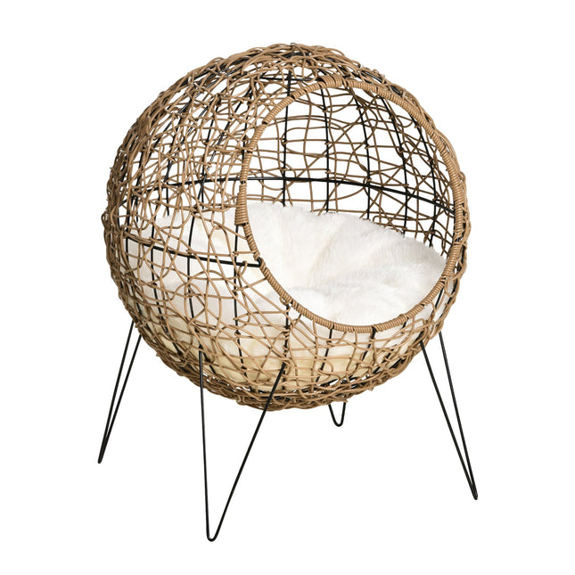 Rat size cave with pillow - Elevated pet bed Ø45x57 cm