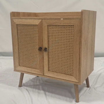 Rattan Sideboard Buffet Cabinet with Adjustable Shelf