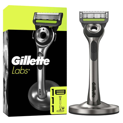Razor With Exfoliating Bar, Magnetic Stand, 1 Razor Blade