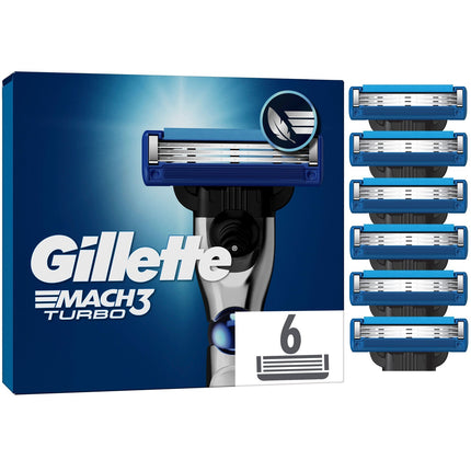 Razor blades Mach3 Turbo 6 pcs