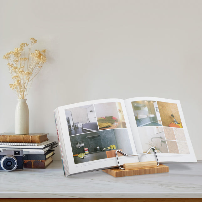 Leesstoel van bamboe
