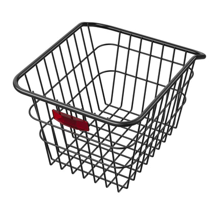 Rear Bike Basket, Metal Wire, 50 lb, Cover, Tail Light