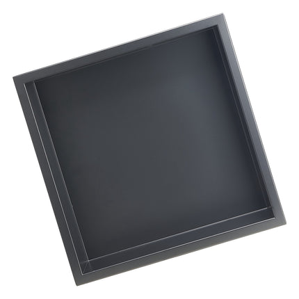 Recessed Shower Niche, 13x13in 304 Stainless, Black