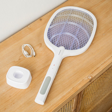 Rechargeable Insect Racket with UV Light, 3000V, USB-C