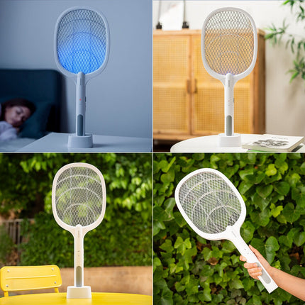 Rechargeable Insect Racket with UV Light, 3000V, USB-C