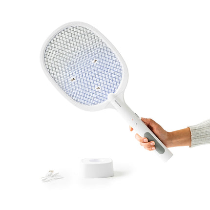 Rechargeable Insect Racket with UV Light, 3000V, USB-C