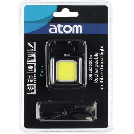 Rechargeable Multifunction COB LED Lamp, 500 Lumens