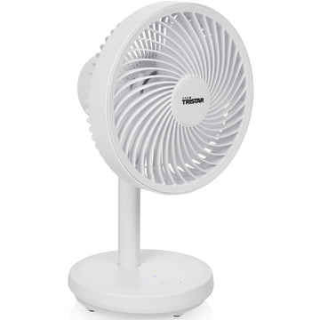 Rechargeable Table Fan White