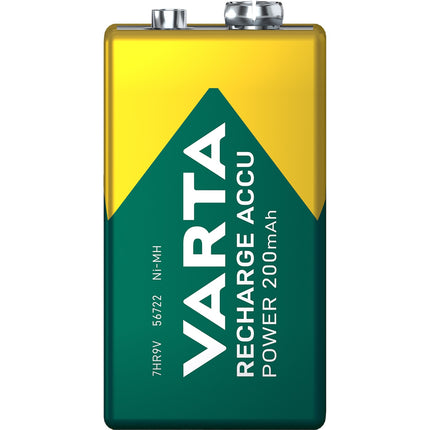 Rechargeable battery 9V 200 mAh 1-pack