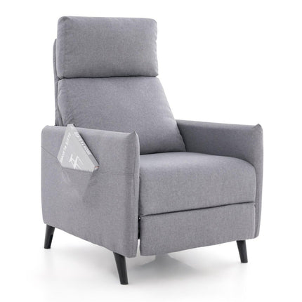 Recliner Chair with Adjustable Backrest & Footrest, Linen Fabric