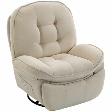 Recliner Chair with Swivel, Rocking & Recline Function