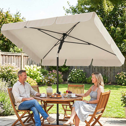 Rectangular Balcony Umbrella, Water-Repellent, 183x122 cm