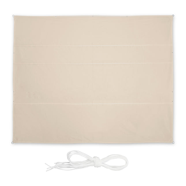Rectangular Beige Shade Sail for Patio – UV Protection