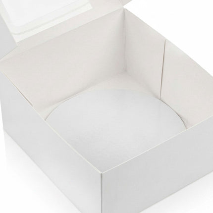 Rectangular Cake Boxes With Window, Cake Boards Included